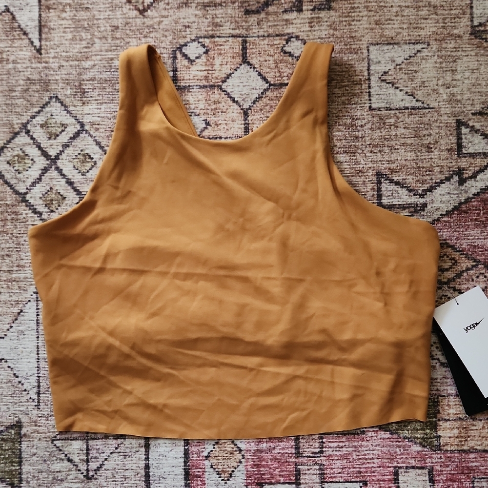 Nike DRI-FIT Yoga Mustard Tank Top